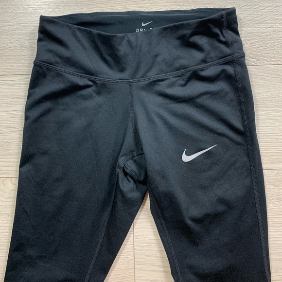 Nike Power Racer Black Training Run Tights Leggings - Picture 8 of 15